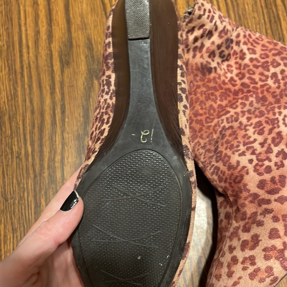 Woman’s leapoard print ankle boots never wore impo stretch size 9 - Picture 5 of 6